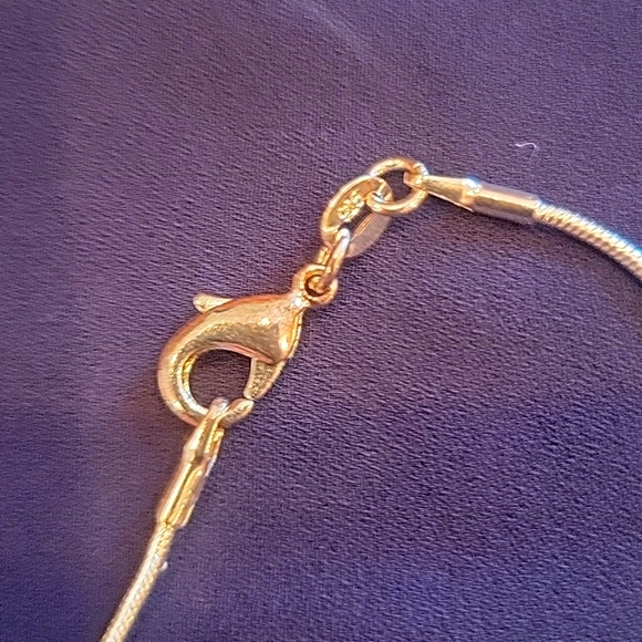 18" Sterling silver marked 925 snake chain - Picture 3 of 5